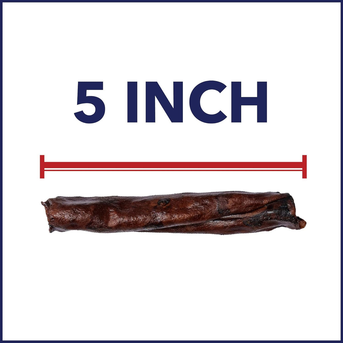 Highly digestible five inch beefhide chip rolls for dogs
