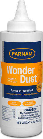Farnam Wonder Dust Wound Powder 4 ounce container front view