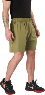 Ultra Performance athletic shorts fabric texture close up