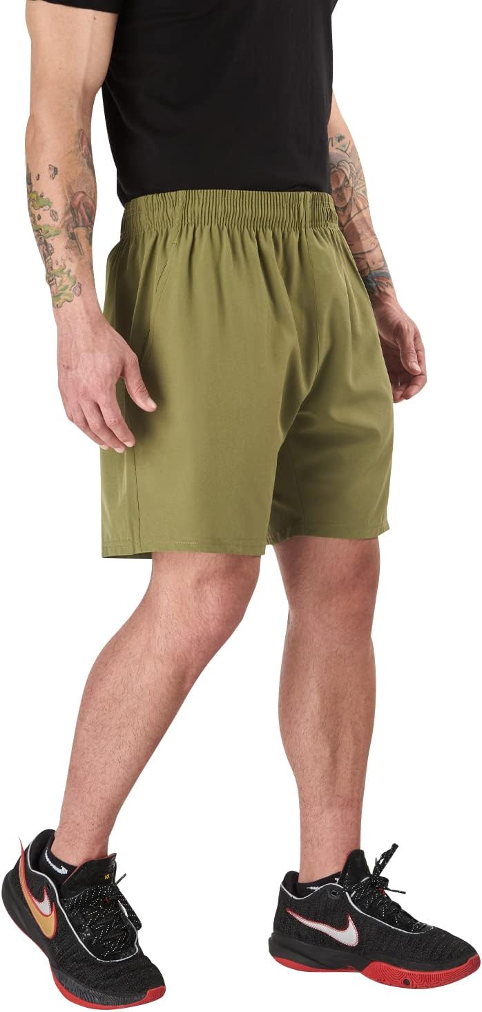 Ultra Performance athletic shorts fabric texture close up