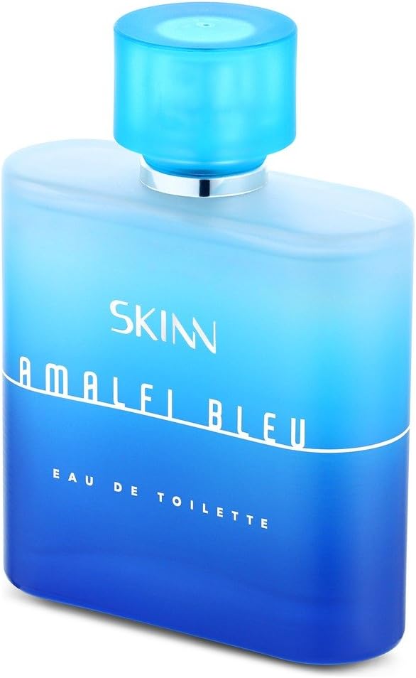 Skinn by Titan Amalfi Bleu eau de toilette bottle side angle