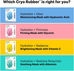 Instructions for Dr.Jart+ Cryo Rubber face mask