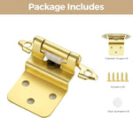 Ravinte Decor 8 pack cabinet hinges complete set