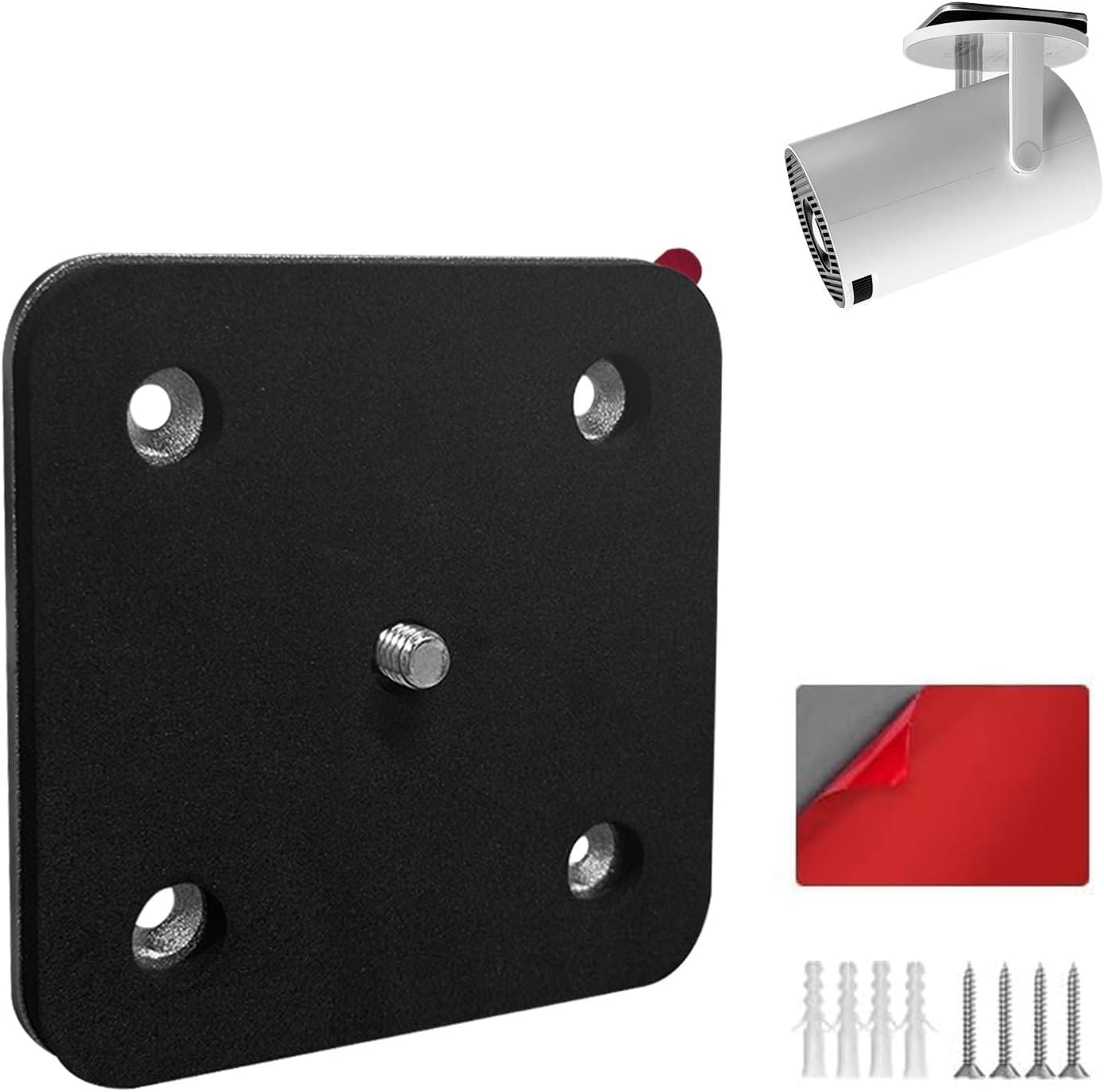 Chanvoo drill free wall mount for HY300 projector front view