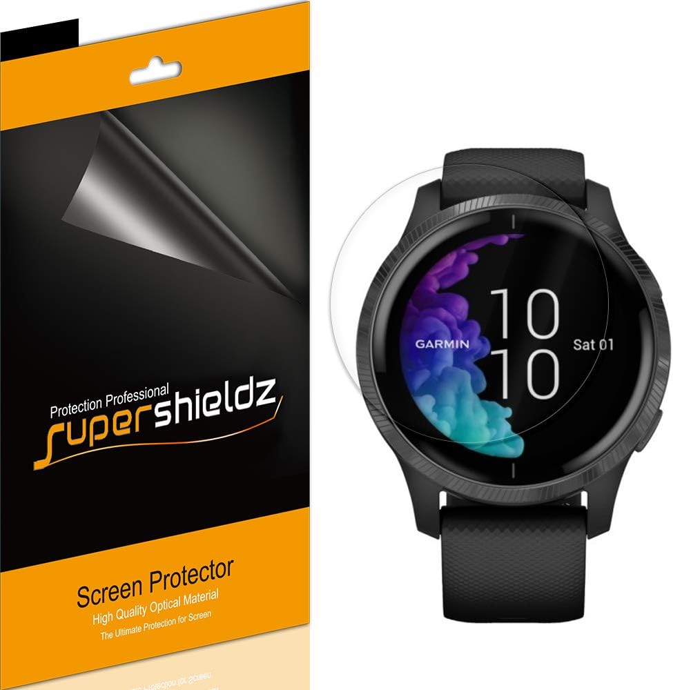 Supershieldz Garmin Venu screen protector front view transparent watch accessory