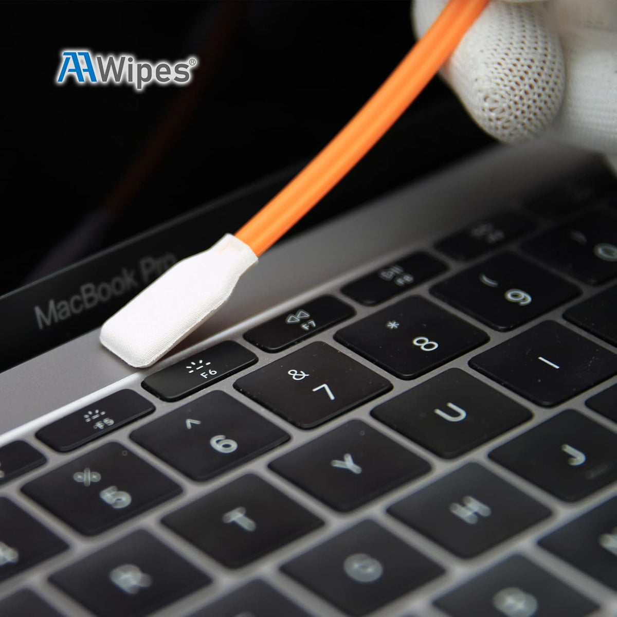 AAwipes orange handle precision cleaning swabs