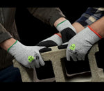 Magid safety gloves close-up of the textured palm grip for oily tasks.