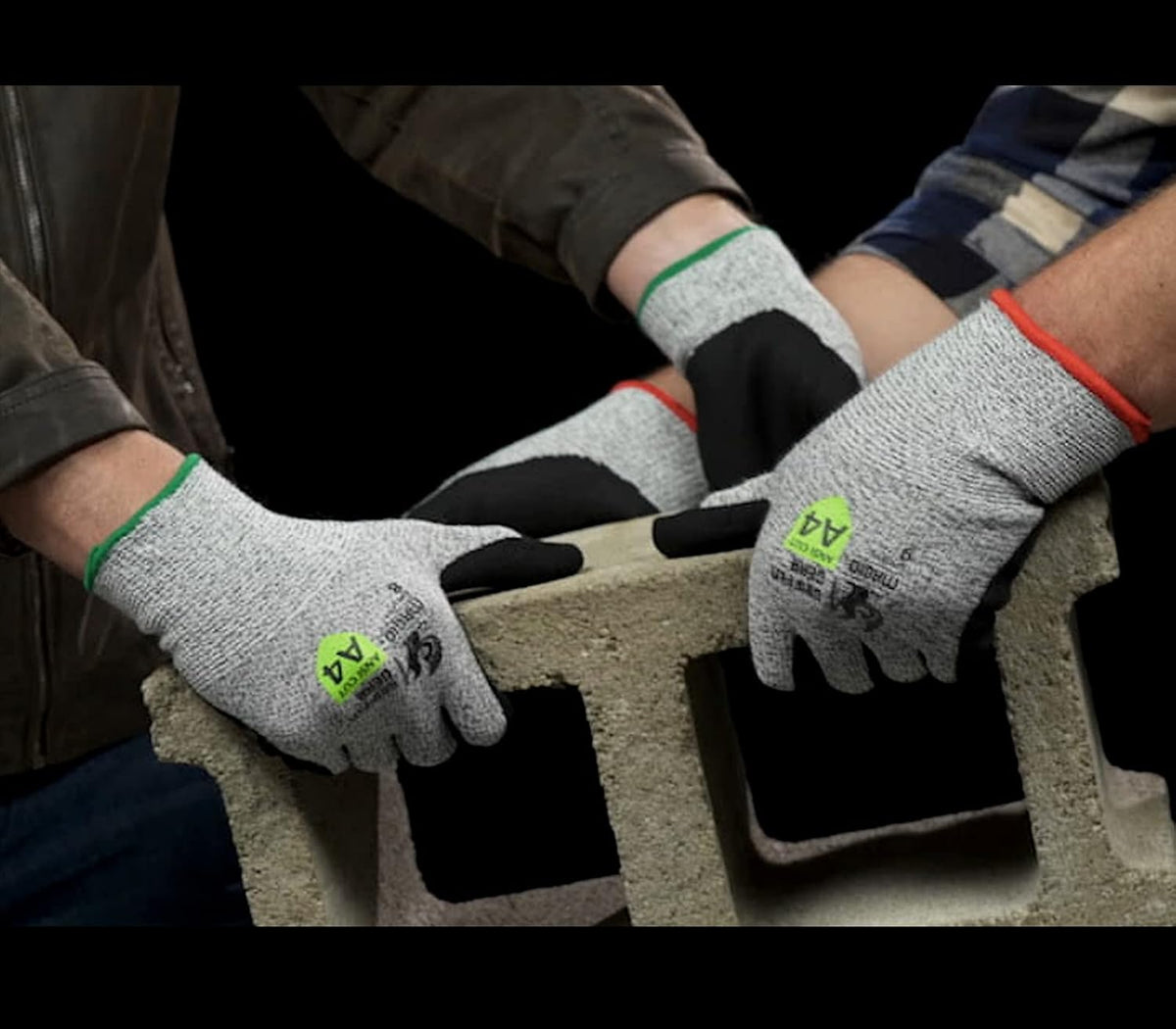 Magid safety gloves close-up of the textured palm grip for oily tasks.