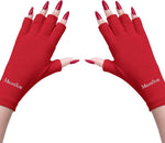 Packaging and product details of MelodySusie UV protection gloves