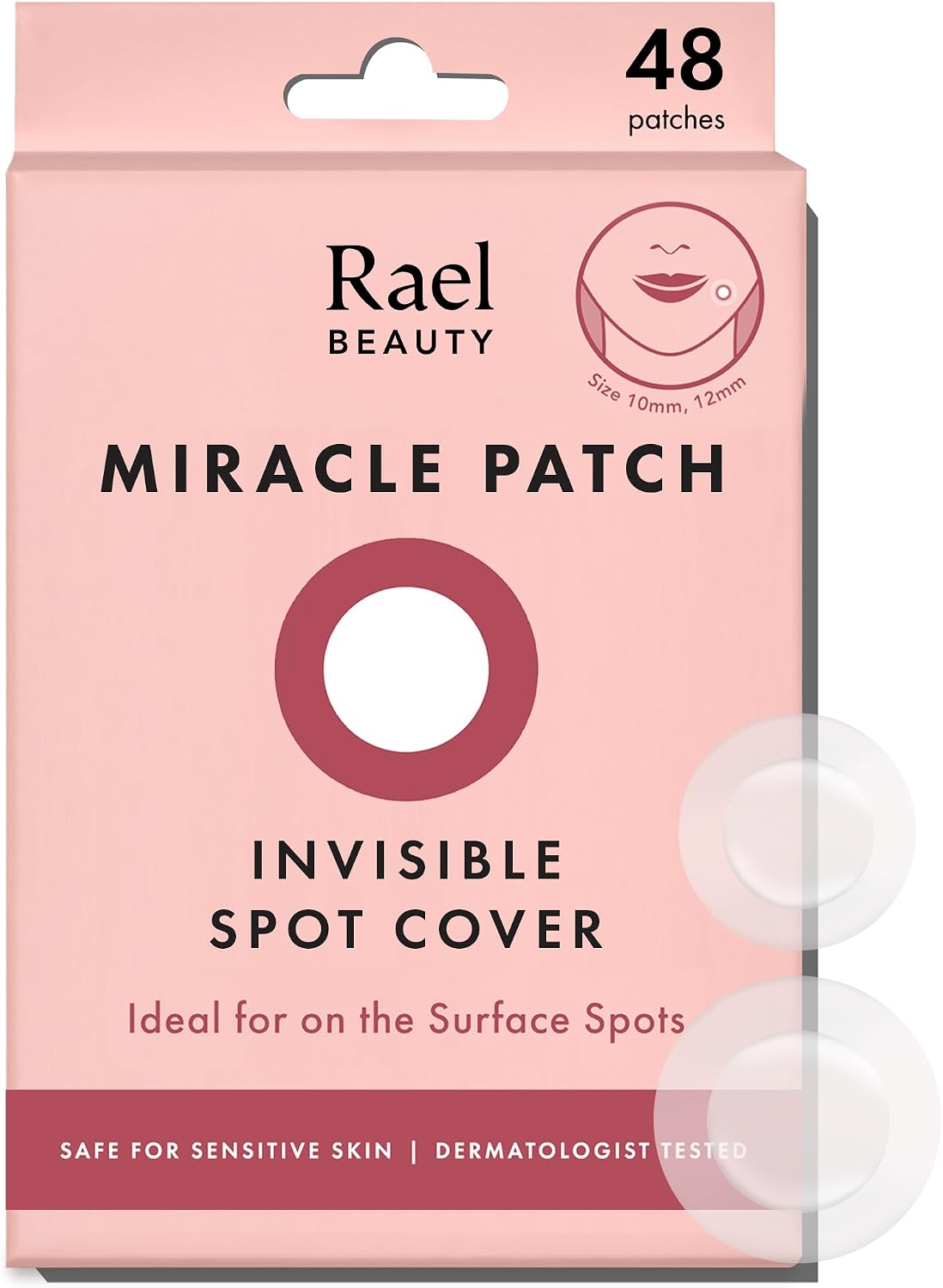 Rael Pimple Patches - Miracle Overnight Spot Cover, Thicker & Extra Adhesion, Hydrocolloid Acne Pimple Patch for Face, Zits & Blemishes, Korean Skin Care, 3 Sizes (104 Count) - Image 13