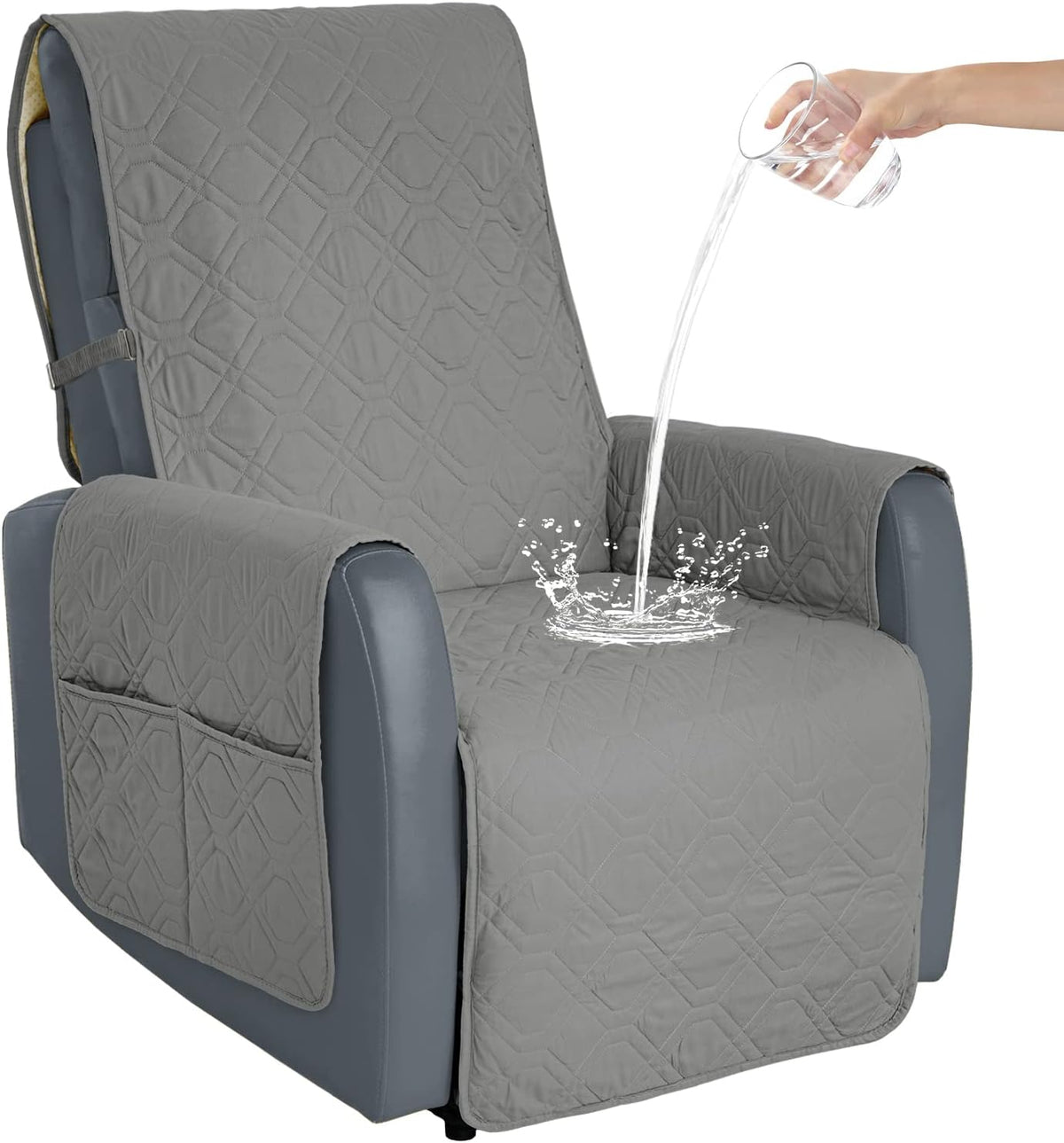 Softown recliner chair cover front view furniture protector