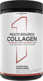 Rule 1 Proteins Multi-Source Collagen front view bottle packaging