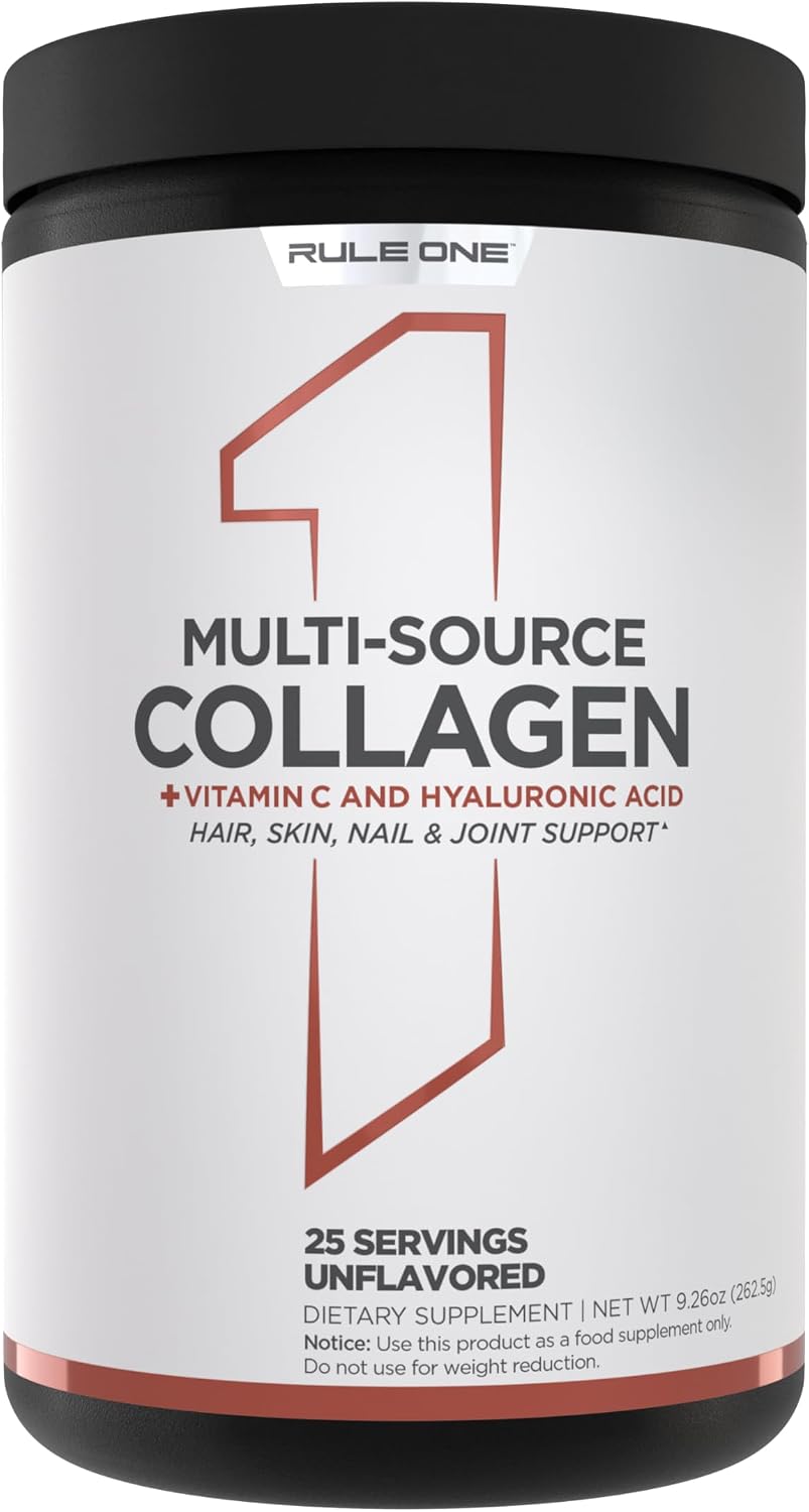 Rule 1 Proteins Multi-Source Collagen front view bottle packaging