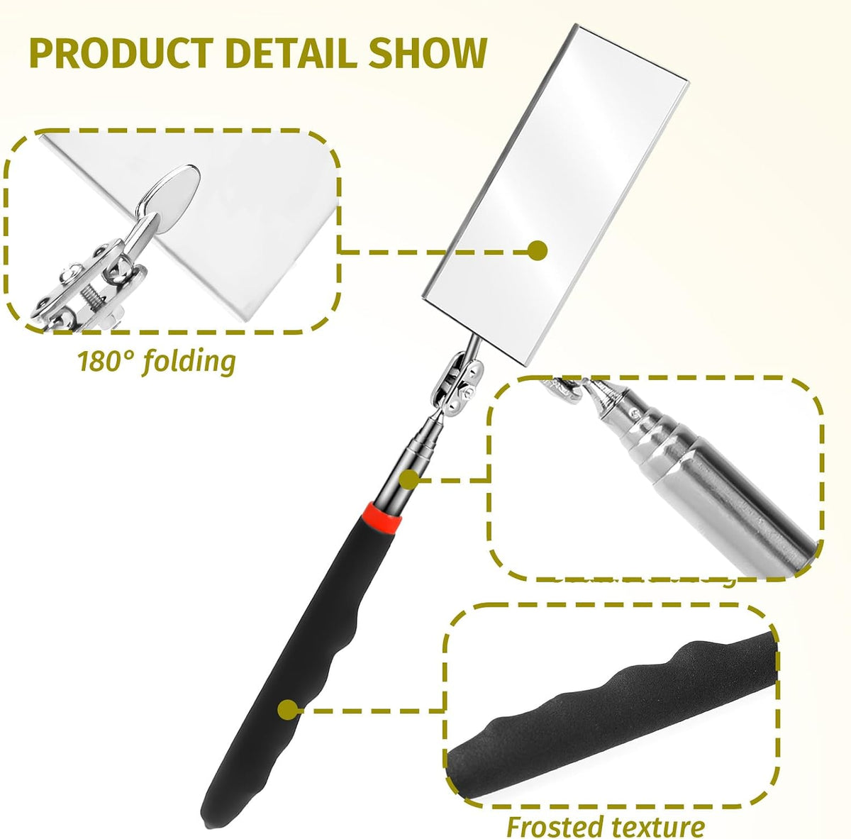 EupHHonycs telescopic tool showing fully retracted compact size