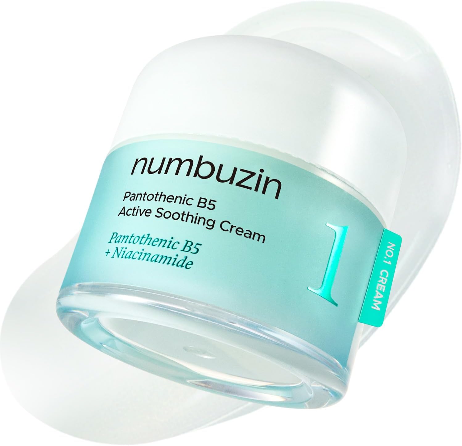 Numbuzin Number One Pantothenic B5 Active Soothing Cream front view lightweight gel moisturizer for acne prone skin