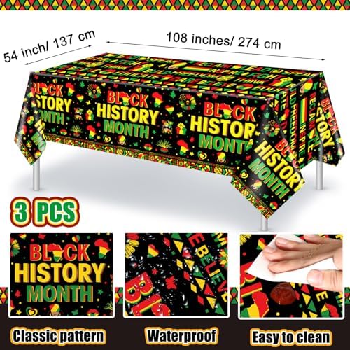 Close up of vibrant African American heritage patterns on disposable tablecloth