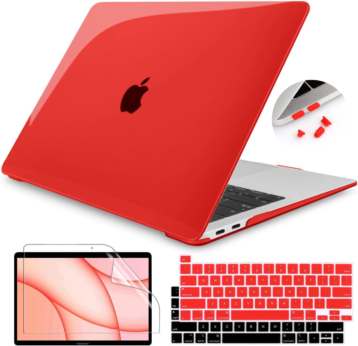 Teryeefi Case Cover for MacBook Pro 13 Inch 2022 2021 2020 2019 2018 2017 2016 Release A2338 M2 M1 A2289 A2251 A2159 A1989 A1706, Frosted Hard Shell +Keyboard Cover Skin + Screen Protector, Chalk Pink - Image 14