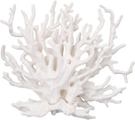 Tinoaly white resin coral reef aquarium decoration front view