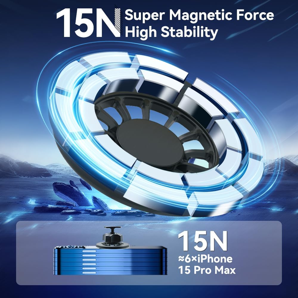 Zchan magnetic car mount showing 360 degree rotation feature