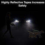 Wigzi gray dual dog leash with reflective webbing detail