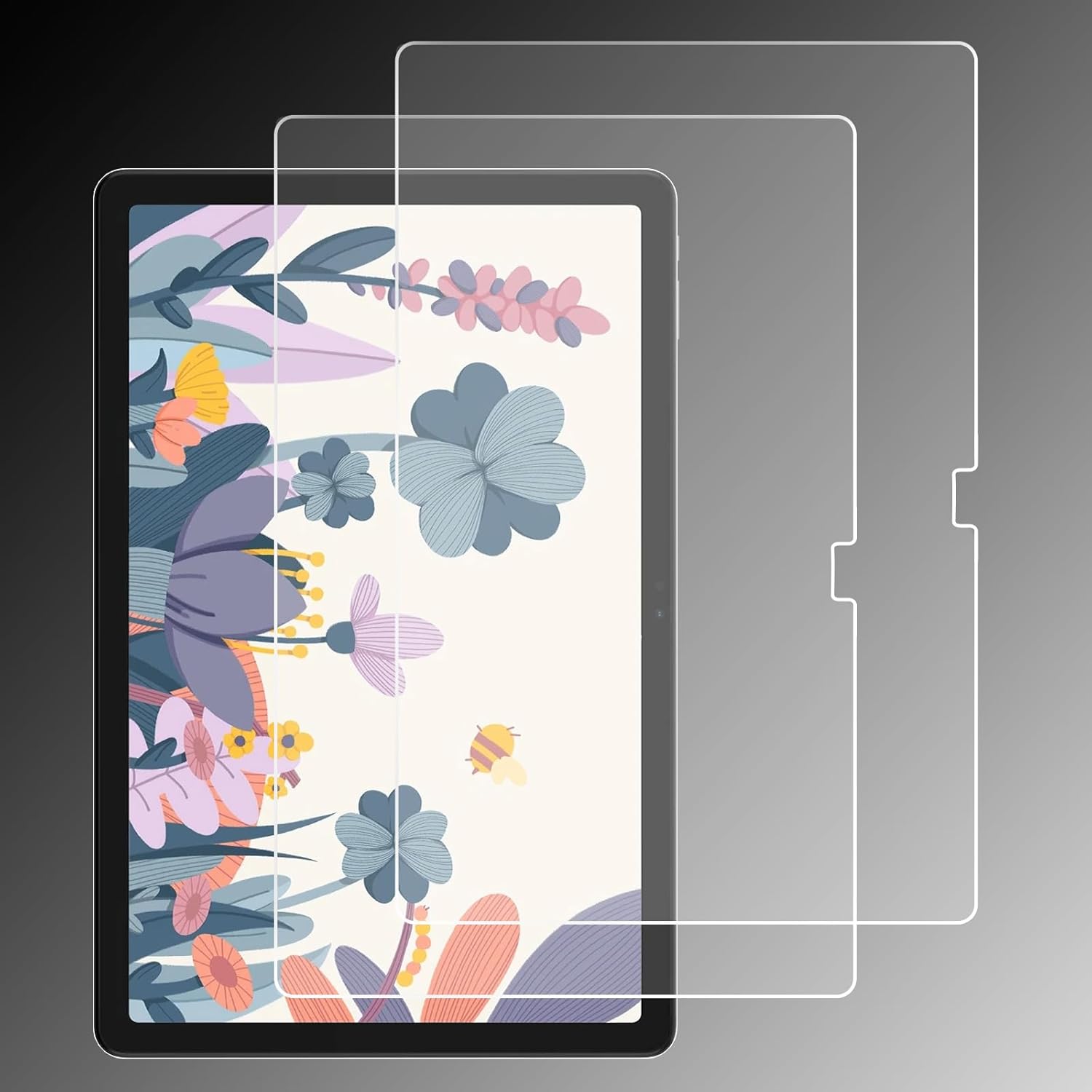 LaoShuSheng anti-glare screen protector for Huion Kamvas Slate 11 front view