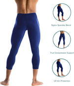 CompressionZ men's sports leggings back view