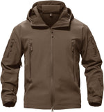 TACVASEN Men's Tactical Fleece SoftShell Jacket Waterproof Winter Coat | Breathable,windproof | Multi-pockets,adjustable hood | Ideal for rain,hiking,snow,ski - Image 11