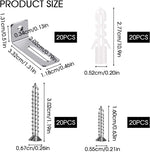 Yoozena whiteboard mounting hardware L-shaped supports angled view