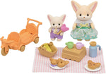 Calico Critters Sunny Picnic Set front view showcasing figures and accessories
