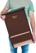 BIGBATBOX Bat House for Outdoors - 1 Chamber, No Interior Paint, Cedar | Single-chamber bat house holds 30+ bats, unpainted interior for roosting, easy-hang design for mosquito control. - Image 11