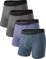 BAMBOO COOL Men's Cooling Underwear Ultra Soft Breathable Boxer Briefs Pack | 92% Viscose From Bamboo, Softer and Cooler Than Cotton, Moisture Wicking, No Riding Up , Daily Wear&Outdoor Work - Image 14