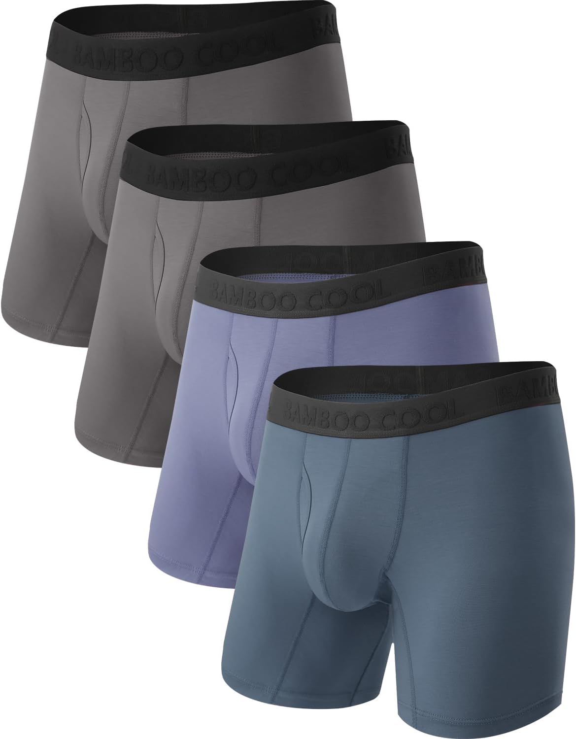 BAMBOO COOL Men's Cooling Underwear Ultra Soft Breathable Boxer Briefs Pack | 92% Viscose From Bamboo, Softer and Cooler Than Cotton, Moisture Wicking, No Riding Up , Daily Wear&Outdoor Work - Image 14