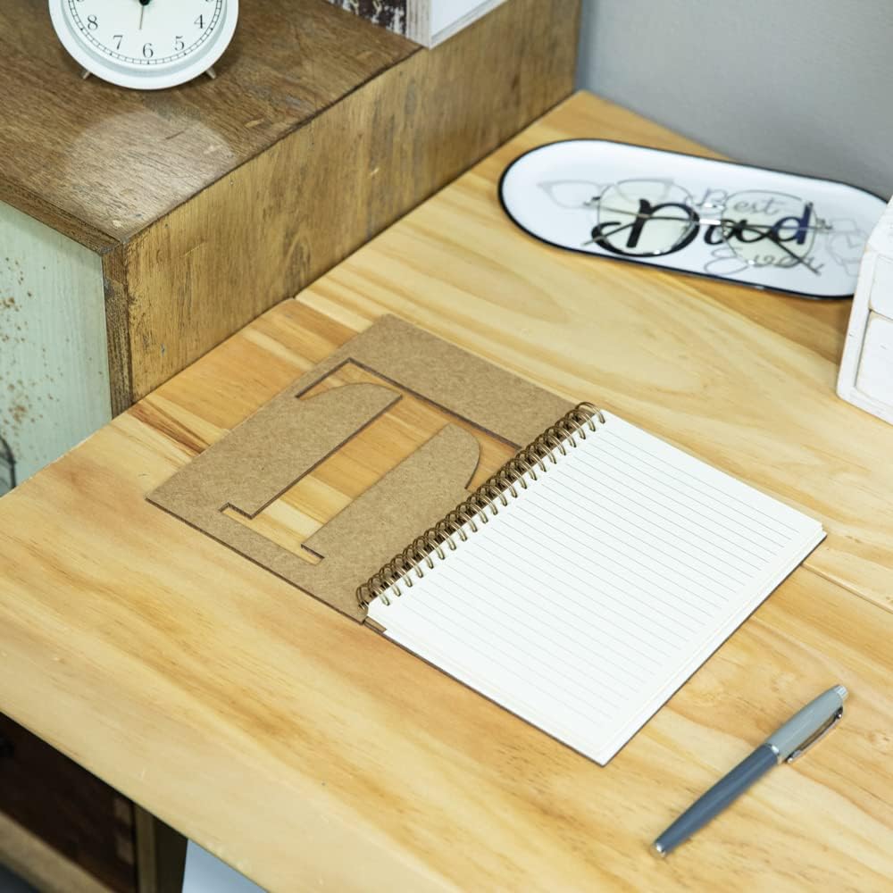 Collective Home Monogram Notebook back cover design