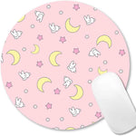 Funny Cute Cat Round Mouse Pad Small, Animal Mouse Pads for Desk, Sweet Colorful Watercolor Cat Circular Mousepad for Kids Girls, Non-Slip Rubber Base Mini Mouse Mat for Laptop - Image 10