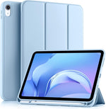 Akkerds iPad 10th Generation case front view in sky blue color