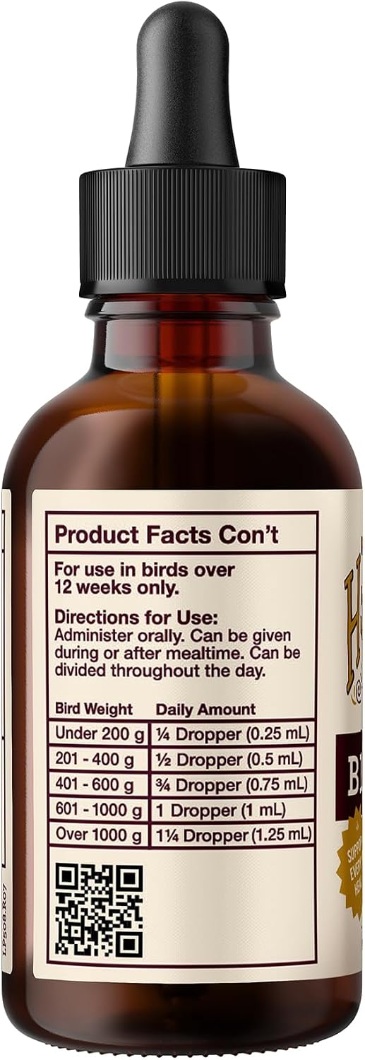 Organic feather plucking deterrent oil for exotic pet birds
