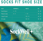 Sockwell women's crew sock jacquard knit pattern close up