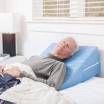 DMI leg elevation pillow positioned under knees