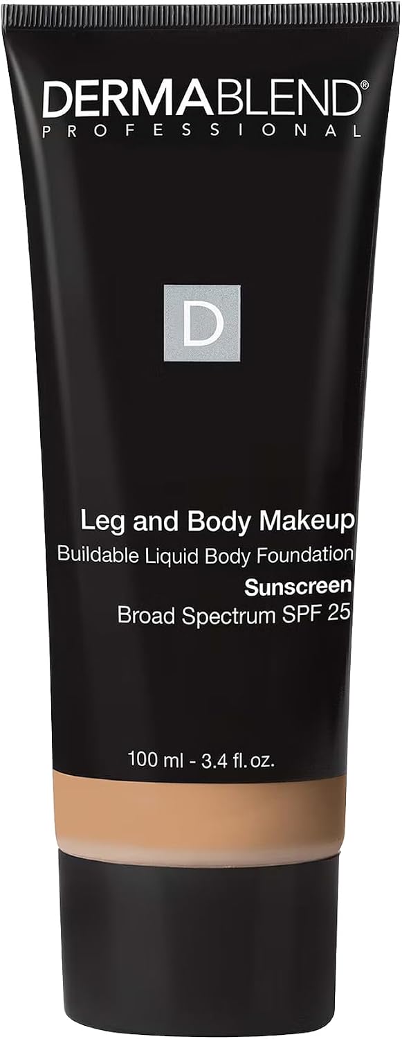 Dermablend leg and body makeup foundation front view bottle