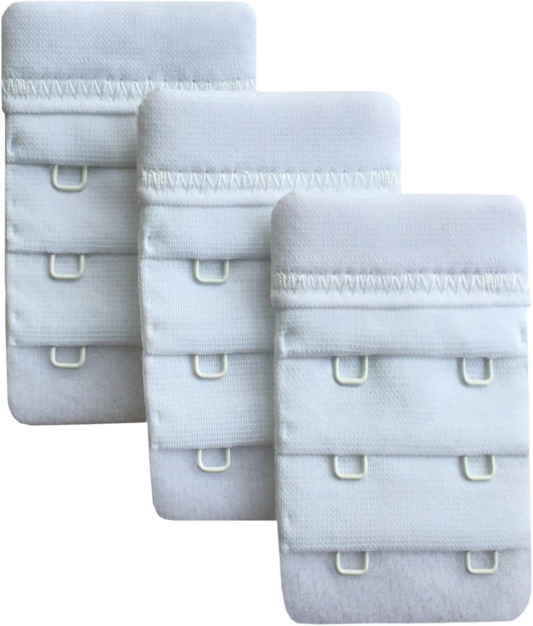 Women Pack of 3 Soft Comfortable 2 Hooks Bra Extender,2.4"x 1.5" - Image 12