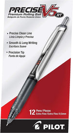PILOT Precise V5 RT Retractable Rollerball Pens, 0.5mm, Blue, 12-Pack - Image 12