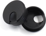 2pcs 1-1/2 Inch Desk Grommet, Black | Plastic, Cable Hole Cover, Wire Cord Organizing, For Office Computer Desk - Image 9