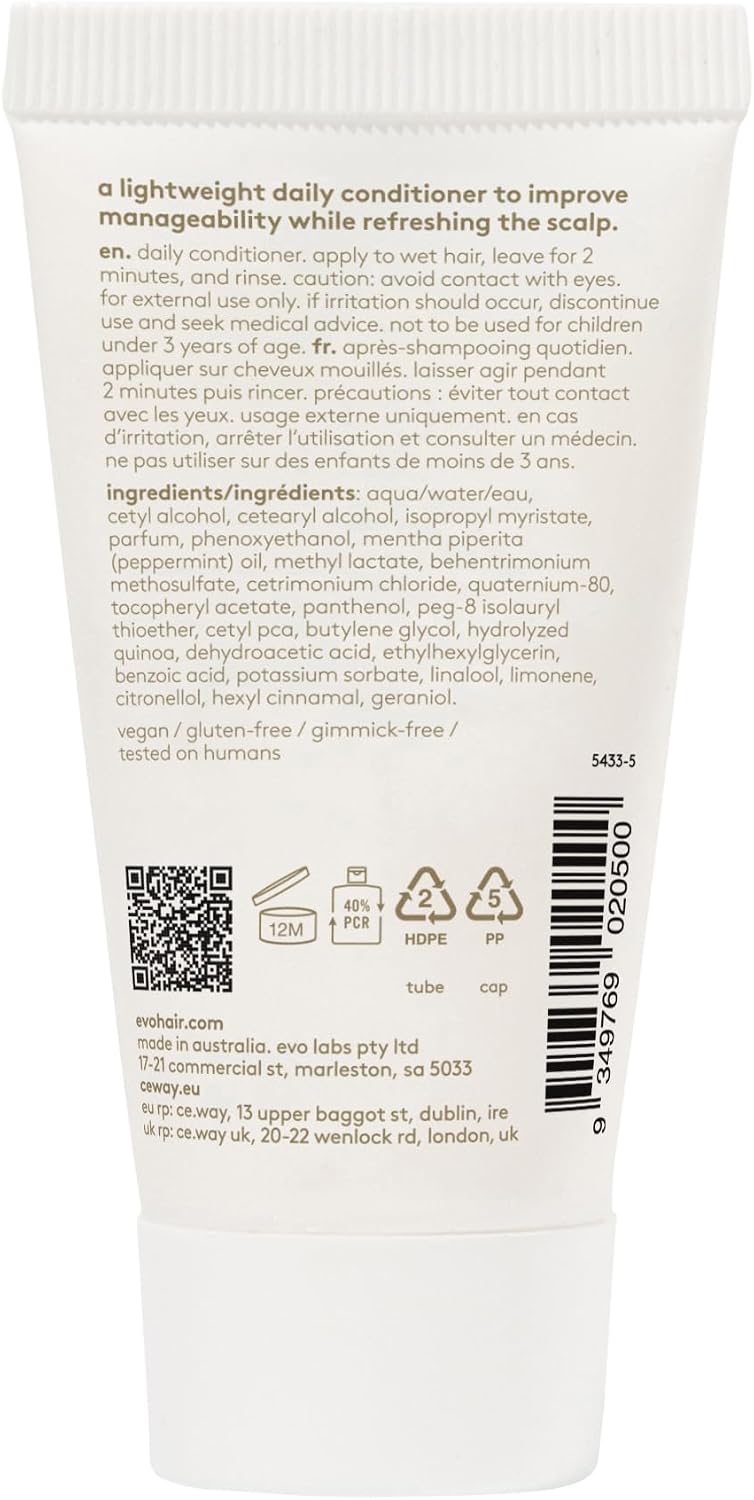 Evo Normal Persons Daily Conditioner texture and formulation detail