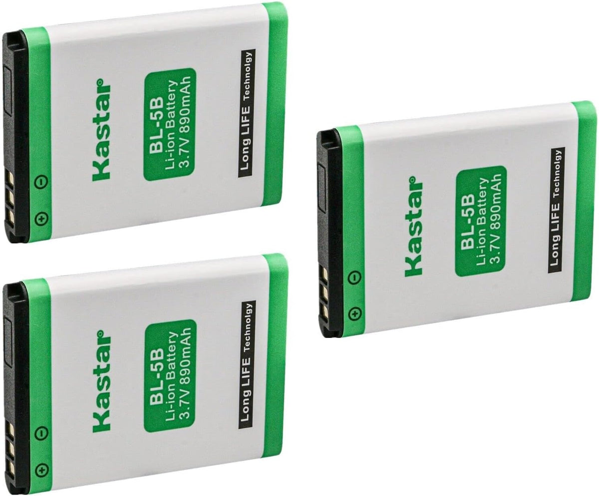 Contact metal pins on Kastar BL-5B power pack