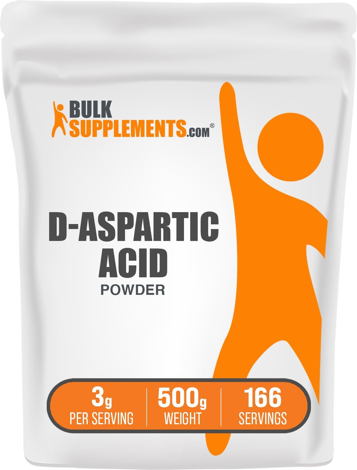 BulkSupplements D-Aspartic Acid supplement certification details