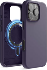 elago Premium Magnetic Silicone Case for iPhone 16 Pro Max Black | Compatible with MagSafe, Built-in Magnets, Soft Grip Silicone, Shockproof [Black] - Image 15
