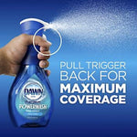 Dawn dish soap spray bottle showing spray nozzle mechanism