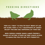 Manna Pro premium poultry food imported snack bag for backyard birds