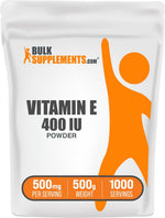 BulkSupplements.com Vitamin E 400 IU Powder - as D-Alpha Tocopherol, Nutritional Supplements - Gluten Free, 500mg per Serving, 250g (8.8 oz) (Pack of 1) - Image 10