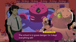 Red Art Games Kraken Academy Nintendo Switch back cover overview